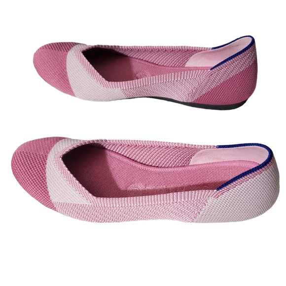 🔥Limited Edition Rothy's Pink Captoe Flats🔥 size 8 - Picture 4 of 13
